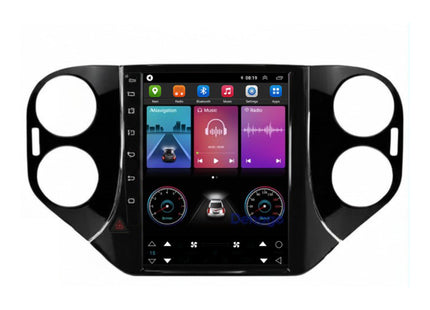 Volkswagen Tiguan CarPlay autoradio | 2007 t/m 2016 | Denago DNG-A419 | 9.7 inch Tesla Style | Android 13 | Draadloos CarPlay & Android Auto