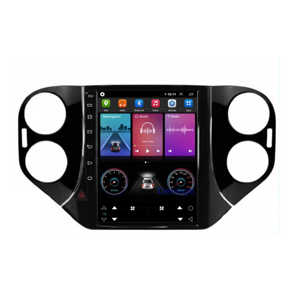 Volkswagen Tiguan CarPlay autoradio | 2007 t/m 2016 | Denago DNG-A419 | 9.7 inch Tesla Style | Android 13 | Draadloos CarPlay & Android Auto