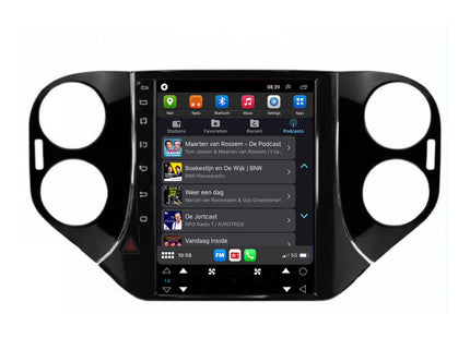 Volkswagen Tiguan Tesla Style | Android 13 | Autoradio | 2007 t/m 2016 | CarPlay & Android Auto