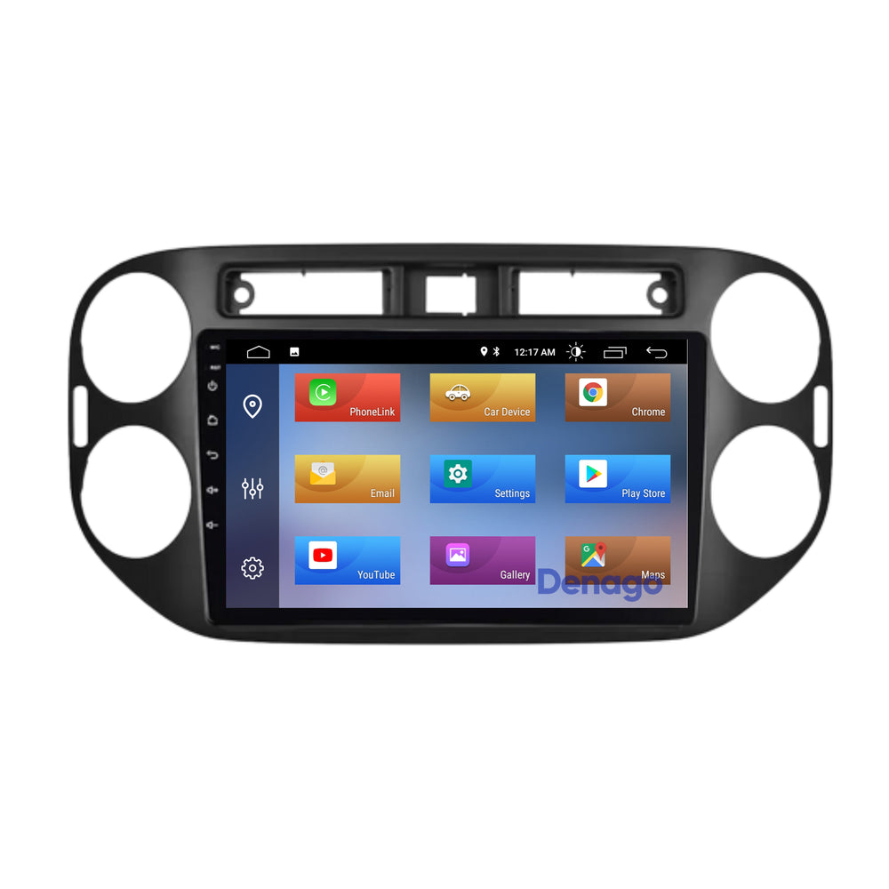 Volkswagen Tiguan CarPlay autoradio | 2007 t/m 2015 | Denago DNG-A394 | 9 inch | Android 13 | Draadloos CarPlay & Android Auto