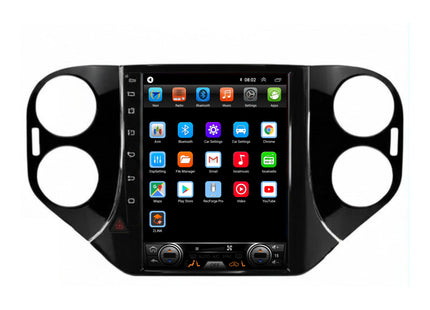 Volkswagen Tiguan Tesla Style | Android 13 | Autoradio | 2007 t/m 2016 | CarPlay & Android Auto