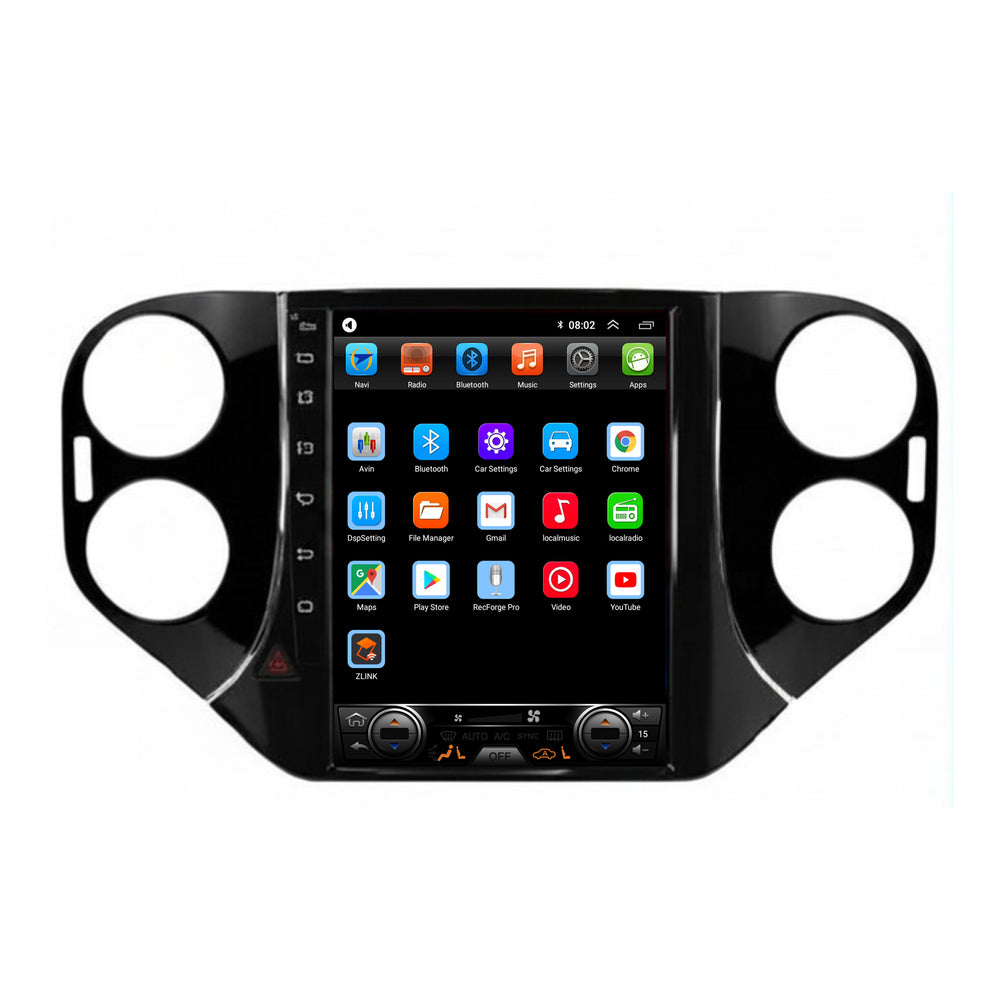 Volkswagen Tiguan Tesla Style | Android 13 | Car radio | 2007 to 2016 | CarPlay & Android Auto