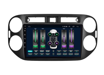 Volkswagen Tiguan | Android 13 | Autoradio | 2007 t/m 2015 | CarPlay & Android Auto | Glans Zwart