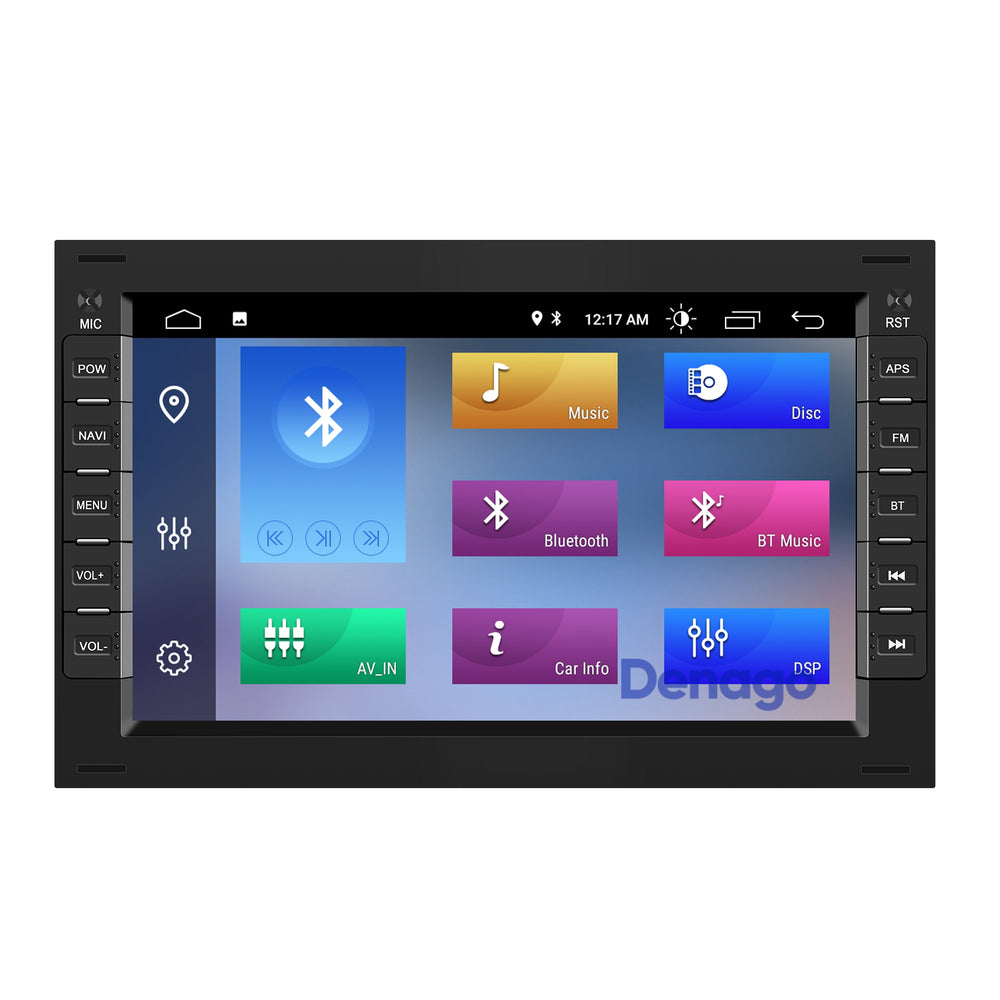 Ford Galaxy CarPlay autoradio | 2000 t/m 2006 | 4+64GB | Denago DNG-2718-7 | 7 inch | Android 15 | Draadloos CarPlay & Android Auto