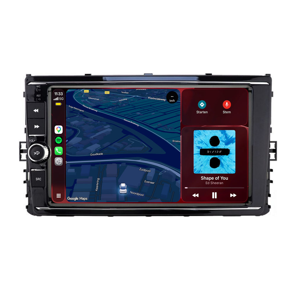 Volkswagen T-Roc-radio med CarPlay og Android Auto | 2017–2025 | 9 tommer | Android 15 | CTX-7359