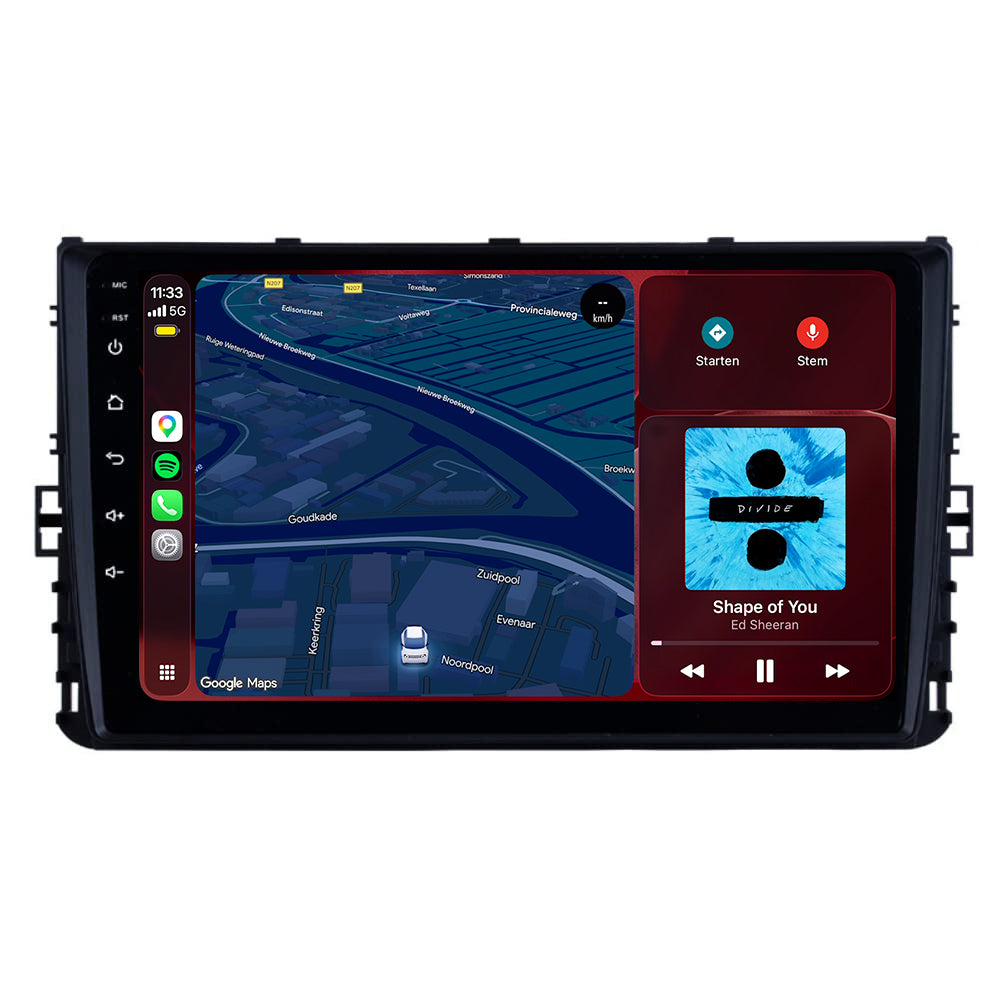 Autoradio CarPlay & Android Auto pour Volkswagen Golf 7 | 2017–2020 | 9 pouces | Android 15 | CTX-7372