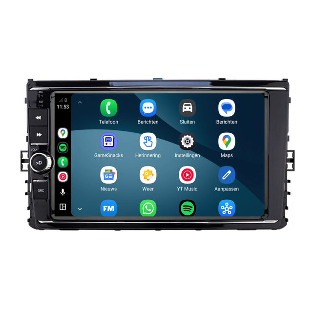 Volkswagen Golf 7 CarPlay- og Android Auto-radio | 2017–2020 | 9 tommer | Android 15 | CTX-7362