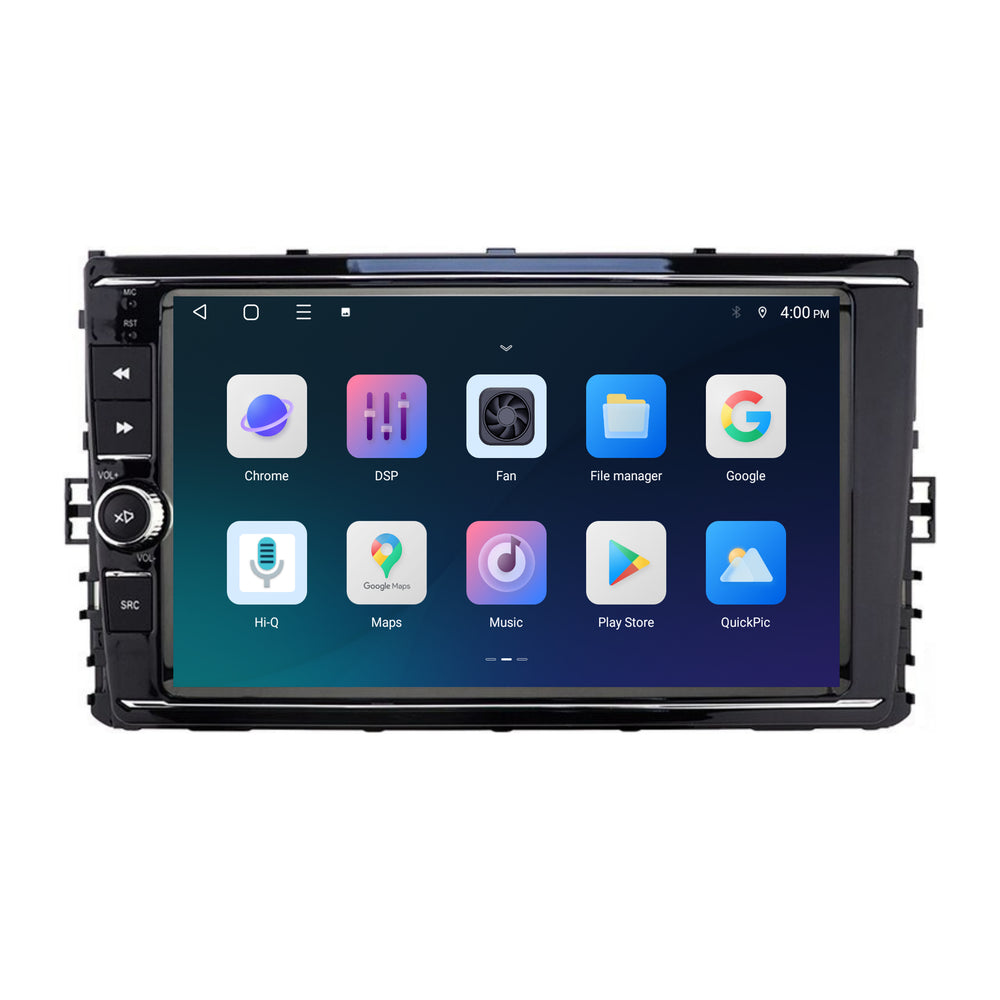 راديو Volkswagen Polo 6 مع CarPlay وAndroid Auto | 2017–2025 | 9 بوصات | Android 15 | CTX-7356