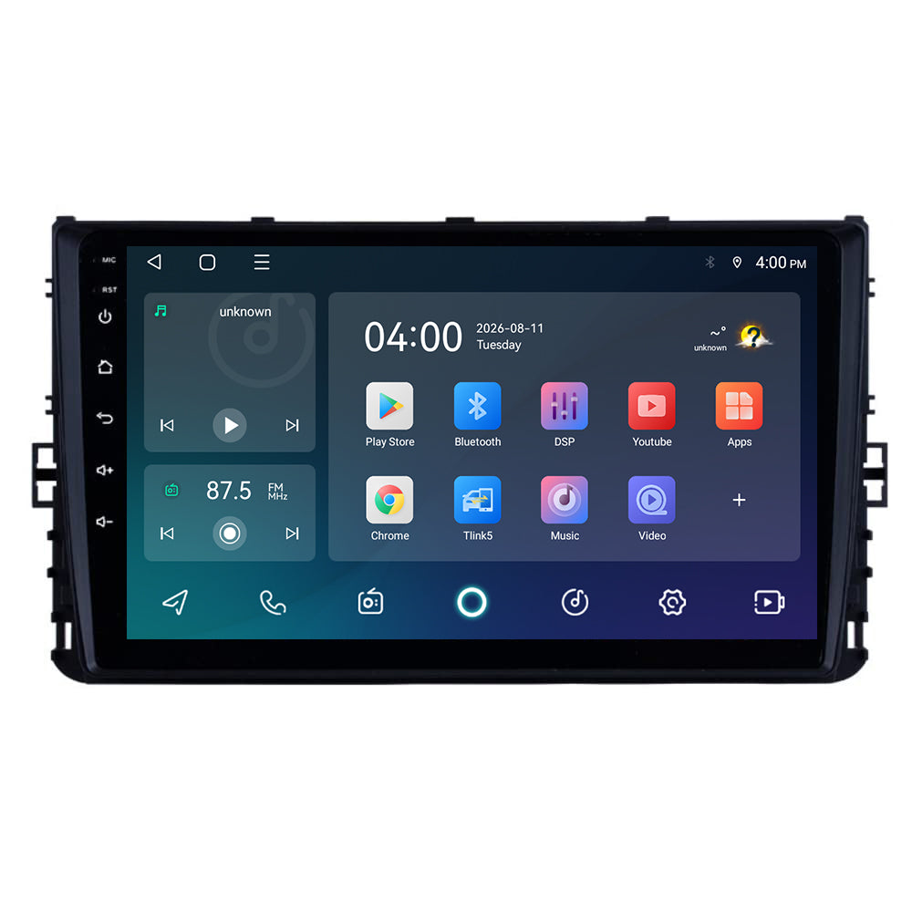 Radio CarPlay y Android Auto para Volkswagen T-Roc | 2017–2025 | 9 pulgadas | Android 15 | CTX-7376