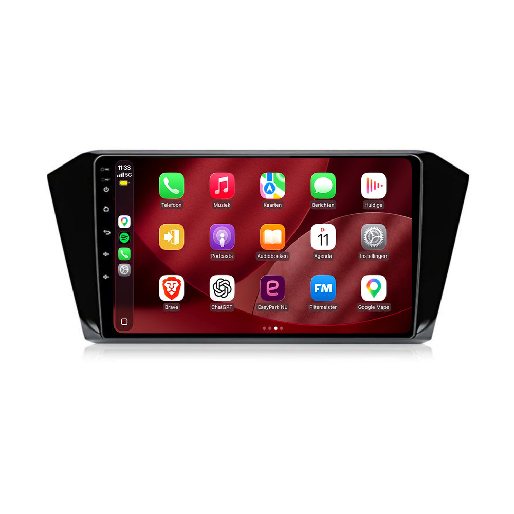 Volkswagen Passat CarPlay & Android Auto radio | 2014 t/m 2021 | 9 inch | Android 15 | CTX-7113