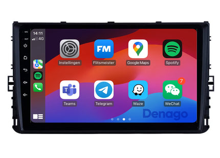Volkswagen T-Cross CarPlay autoradio | 2018 t/m 2025 | Denago DNG-A375 | 9 inch | Android 13 | Draadloos CarPlay & Android Auto