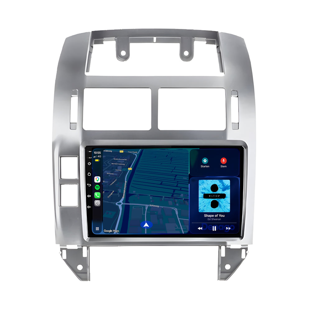 Volkswagen Polo CarPlay car radio | 1999 to 2009 | Denago DNG-A399 | 9 inches | Android 13 | Wireless CarPlay & Android Auto