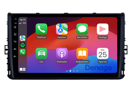 Volkswagen T-Cross CarPlay autoradio | 2018 t/m 2025 | Denago DNG-A375 | 9 inch | Android 13 | Draadloos CarPlay & Android Auto