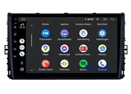 Volkswagen Golf 7 CarPlay autoradio | 2017 t/m 2020 | Denago DNG-A372 | 9 inch | Android 13 | Draadloos CarPlay & Android Auto