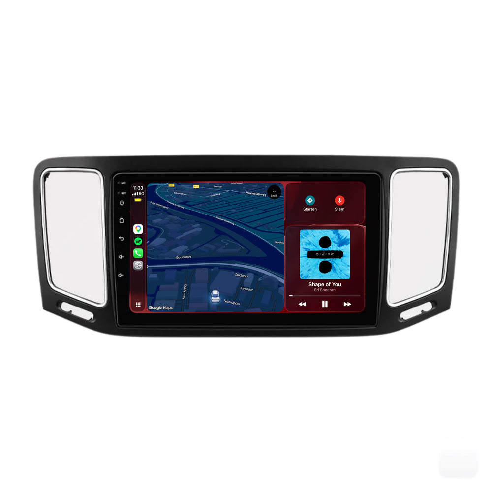 Volkswagen Sharan-radio med CarPlay og Android Auto | 2010–2023 | 9 tommer | Android 15 | CTX-7453
