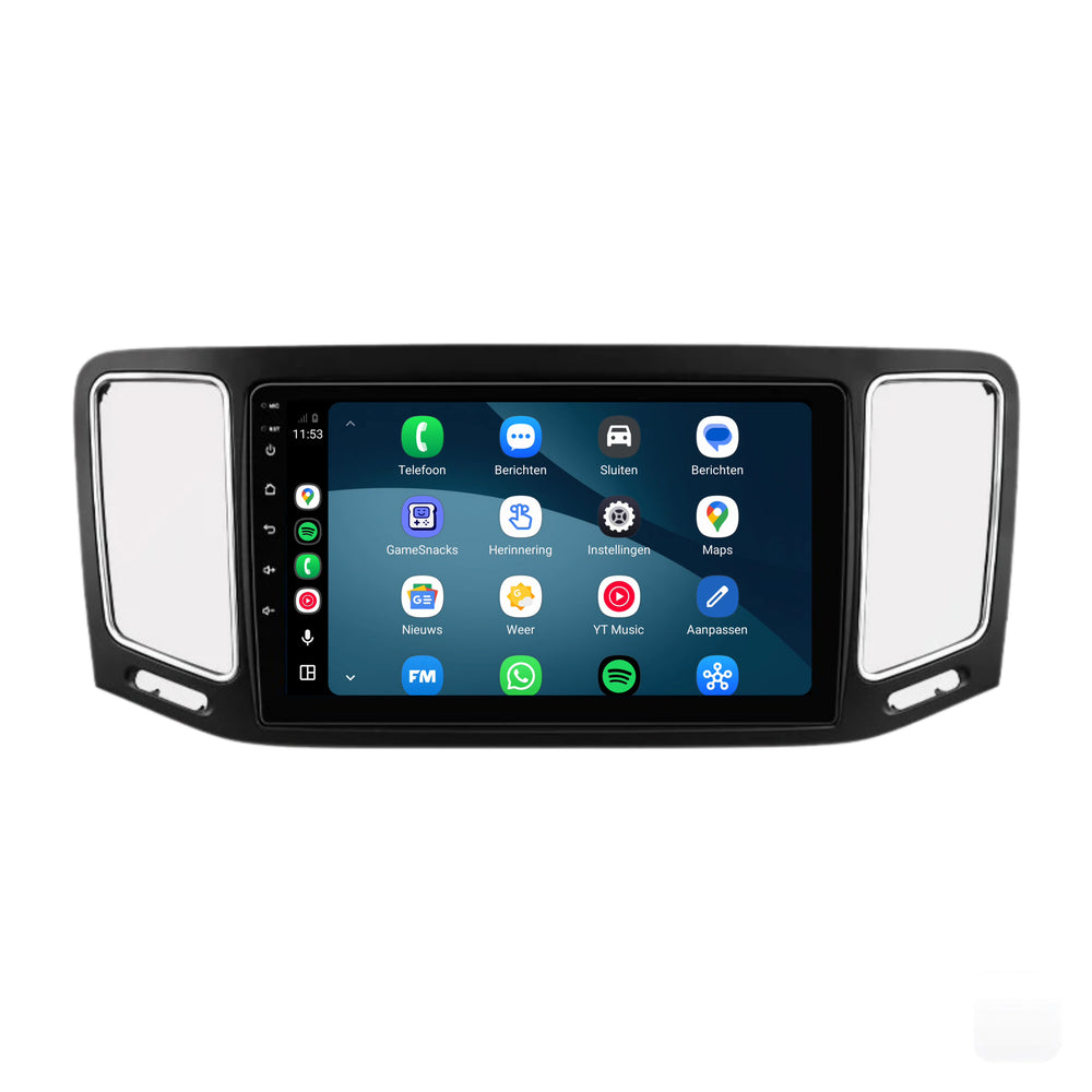 Volkswagen Sharan-radio med CarPlay og Android Auto | 2010–2023 | 9 tommer | Android 15 | CTX-7453