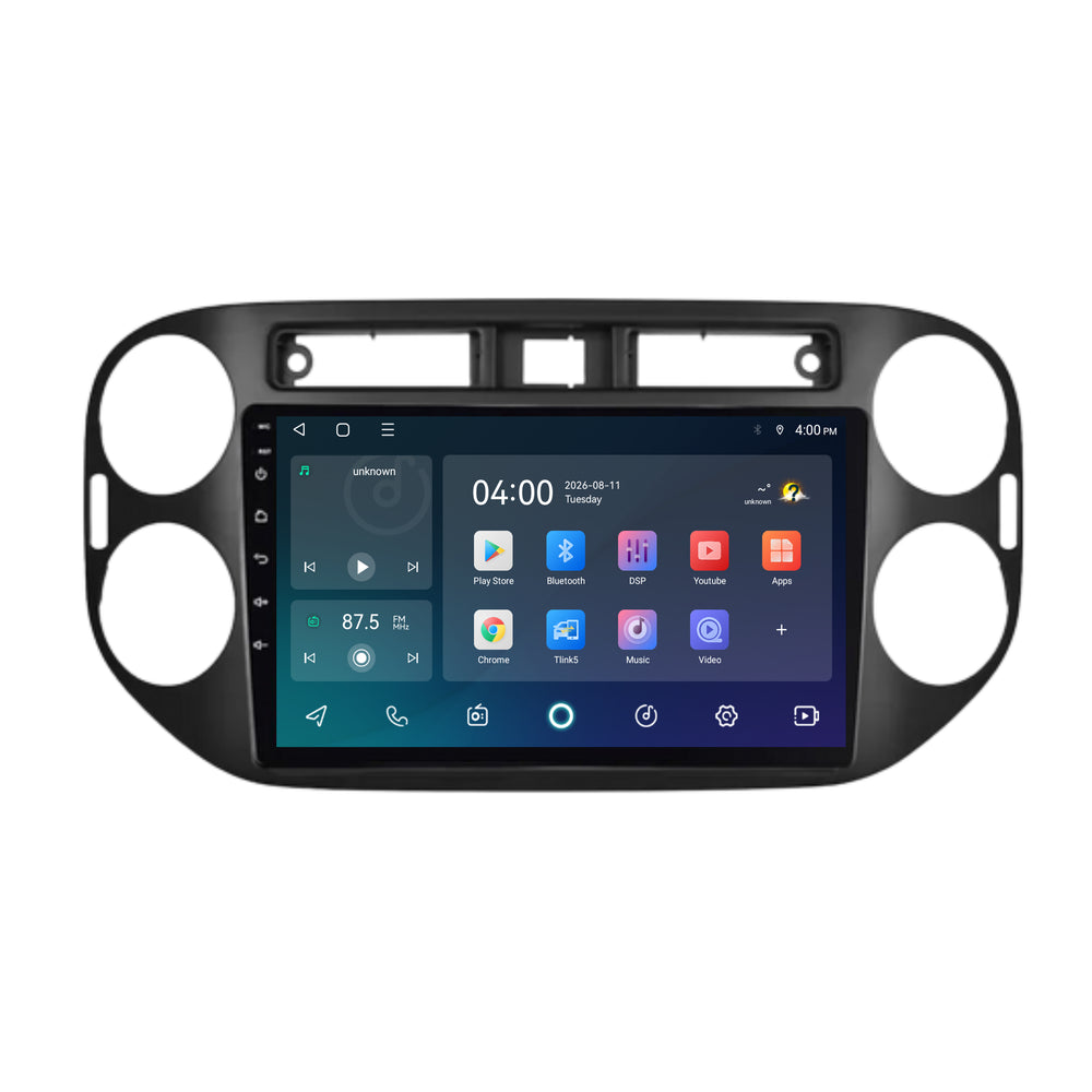 راديو Volkswagen Tiguan مع CarPlay وAndroid Auto | 2007–2015 | 9 بوصة | Android 15 | CTX-7394