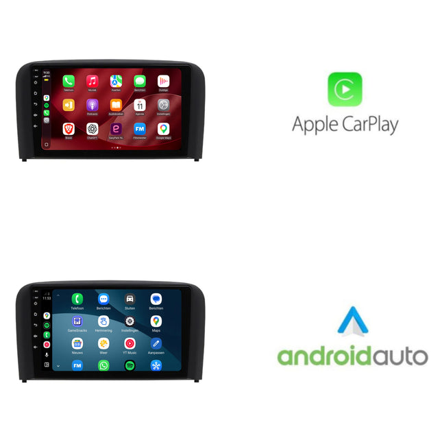 راديو Volvo S80 مع CarPlay وAndroid Auto | 1998–2005 | 9 بوصات | Android 15 | CTX-7469