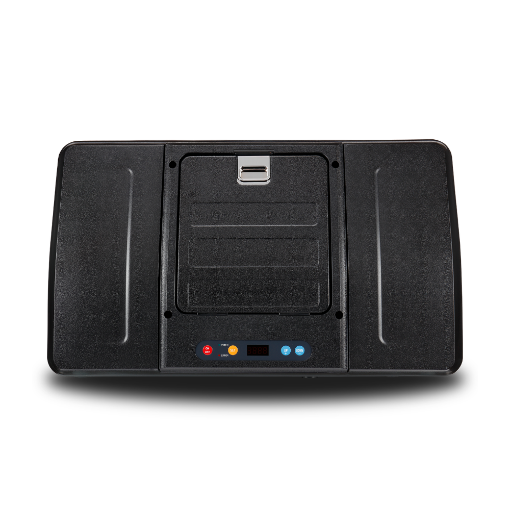 Davilon PolarX Pro autokoelbox – Koelt van 10°C tot -18°C – 12V Compressor Koelbox – Gebruik via Armleuning Achterbank