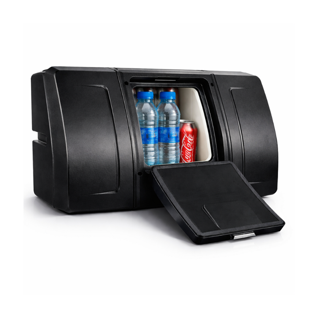 Davilon PolarX Pro autokoelbox – Koelt van 10°C tot -18°C – 12V Compressor Koelbox – Gebruik via Armleuning Achterbank
