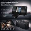 Davilon PolarX Pro autokoelbox – Koelt van 10°C tot -18°C – 12V Compressor Koelbox – Gebruik via Armleuning Achterbank