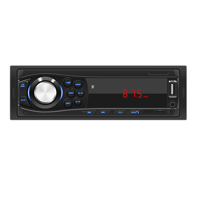 1-DIN Autoradio met Bluetooth, USB en SD Kaart Slot