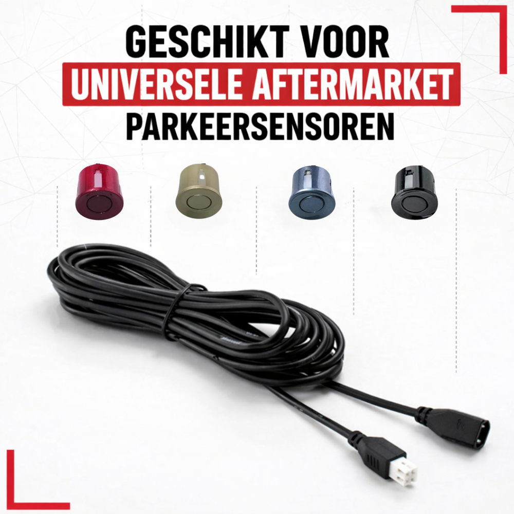 Cartronix parkeersensor verlengkabel – 4 meter | CTX-1014