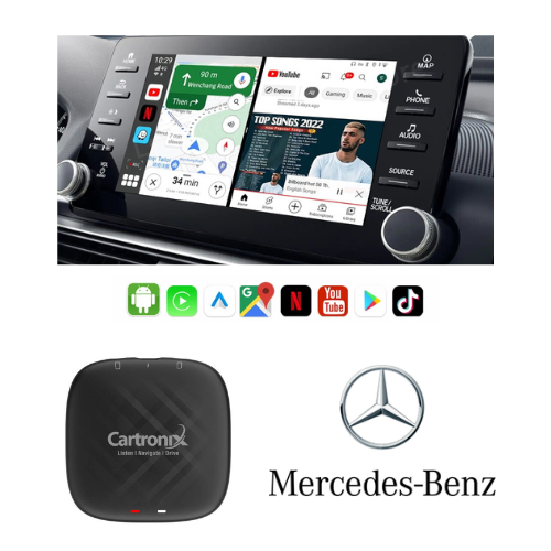 Boîte YouTube CarPlay CTX-777 | Sans fil pour Mercedes-Benz | Android 13