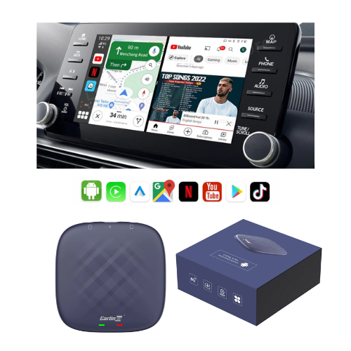 Carlinkit Caja Mágica CarPlay | 8GB +128GB | Android Auto | Netflix y YouTube