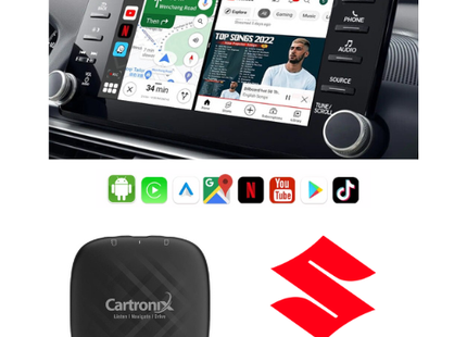 CarPlay YouTube box CTX-777 | Draadloos voor Suzuki  | Android 13