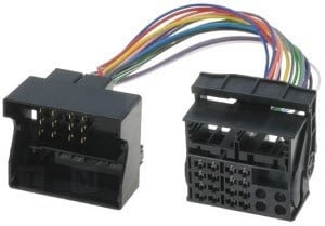 Volkswagen | Peugeot | Opel | Quadlock | ISO kabel | verloopstekker voor autoradio