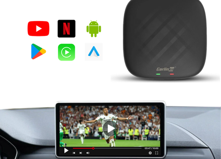 Carlinkit CarPlay ai Box | 3 GB | Android | Netflix & Youtube