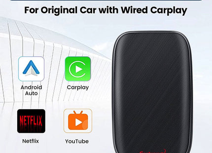 Cartronix CarPlay ai box | YouTube & Netflix | Draadloos