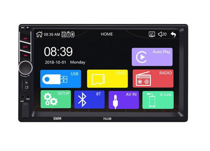 2-DIN autoradio | 7 inch touchscreen | Apple CarPlay & Android Auto | Bluetooth & USB | Inclusief achteruitrijcamera | Denago DNG-CP69
