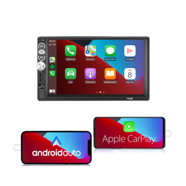 1 Din Autoradio  Apple CarPlay | Android Auto