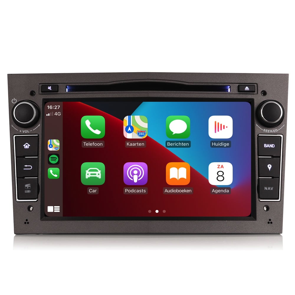 CarPlay Opel autoradio | Android auto | 4GB 8-core | Grijs