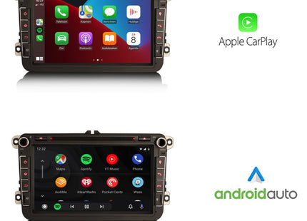 CarPlay Android 12 para Volkswagen Golf 6 | 2009 a 2012 | 4GB | 8 PULGADAS | coche android