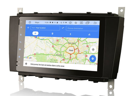 Autoradio voor Mercedes C-Klasse CLC CLK | Android 11 | W203 | W209