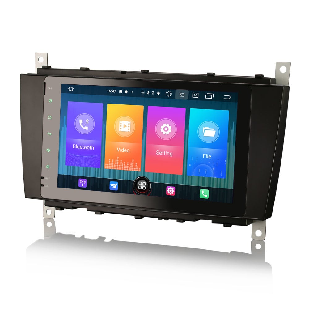 Autoradio voor Mercedes C-Klasse CLC CLK | Android 11 | W203 | W209