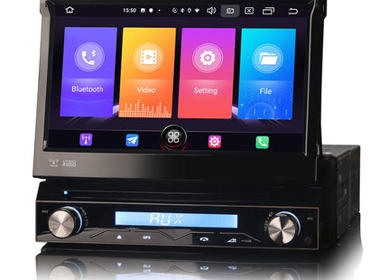 Autoradio klapscherm 1 din | CarPlay & Android Auto | Navigatie