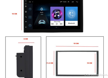 Dubbel din autoradio | Android 11 | Navigatie | Bluetooth