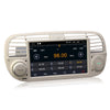 Fiat 500 CarPlay | 2007 t/m 2015 | Android 12 autoradio beige