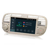 Fiat 500 CarPlay | 2007 t/m 2015 | Android 12 autoradio beige