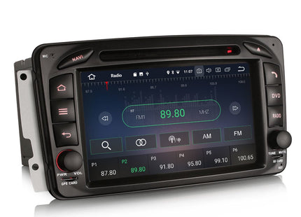 Mercedes C CLK A SLK R170 Klasse CarPlay navigatie | Android 13 | Android Auto
