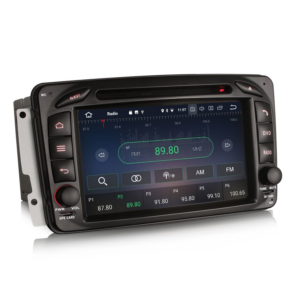 Mercedes G-Klasse | Android 13 | Autoradio | 2001 t/m 2006 | CarPlay & Android Auto