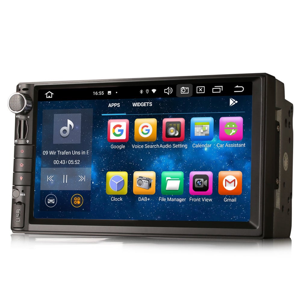 Dubbel-din autoradio | CarPlay | 4GB/64GB | Android Auto