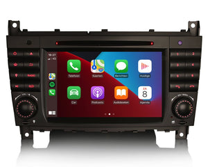 Collection image for: Mercedes C-Klasse 2004 t/m 2006 Autoradio met CarPlay & Android Auto