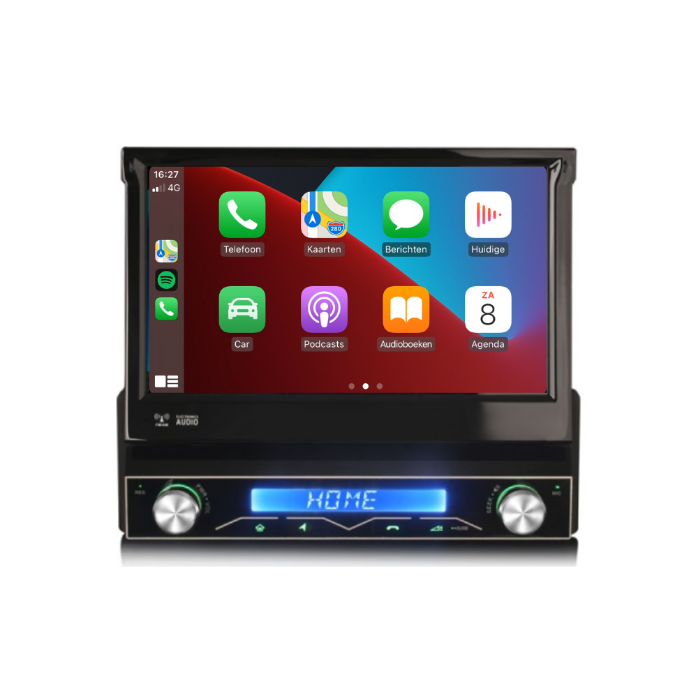1 din carplay folding screen | Android Auto | Android 13 | Cartronix