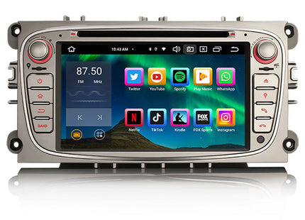 Ford Android 13 CarPlay | Android Auto | Mondeo Focus Galaxy S-Max