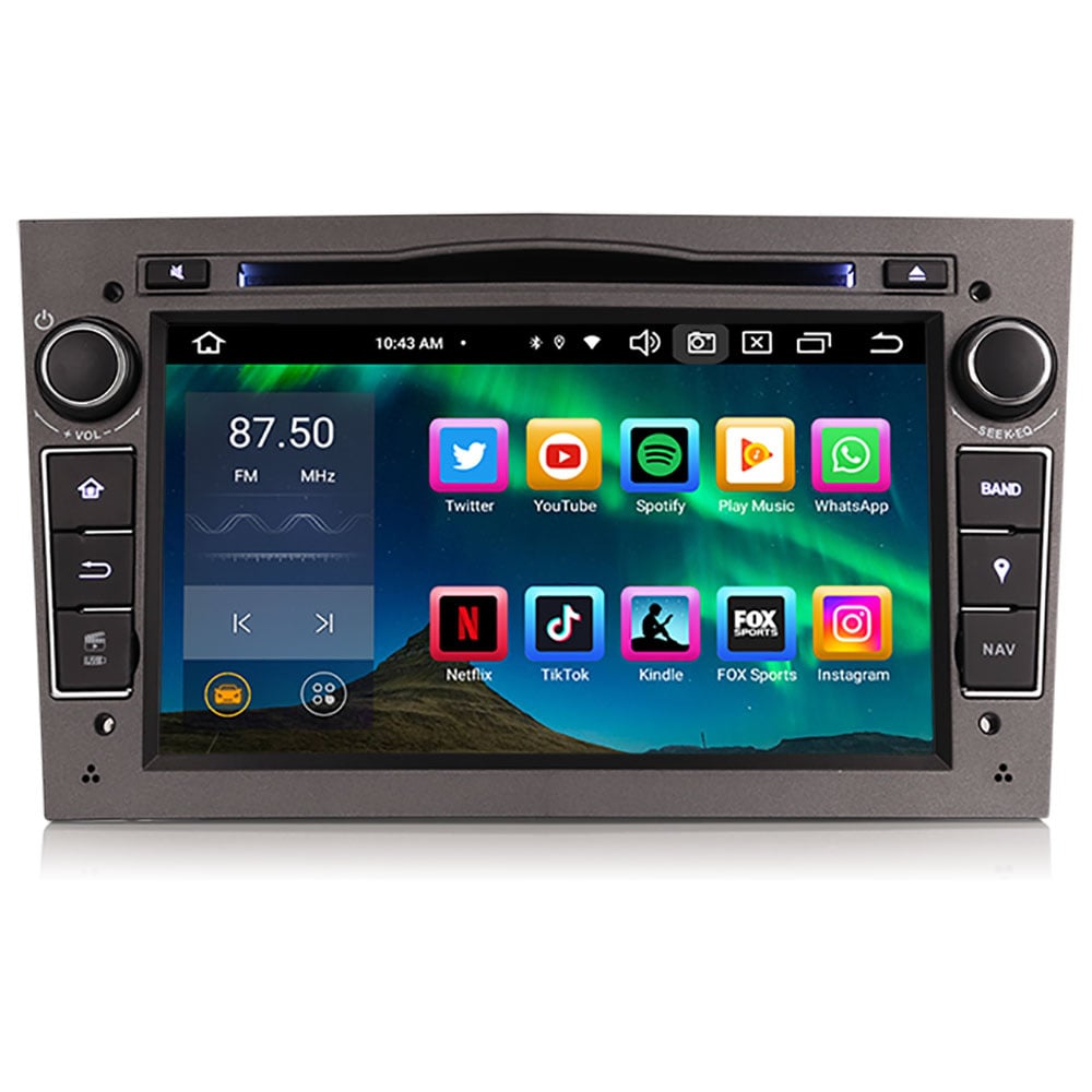 CarPlay Opel autoradio | Android auto | 4GB 8-core | Grijs